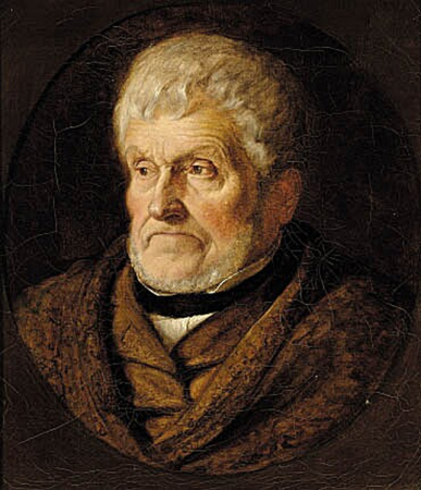 Portrait of Andreas Friderich Werliin., Ludvig Abelin Schou, between 1856 and 1867