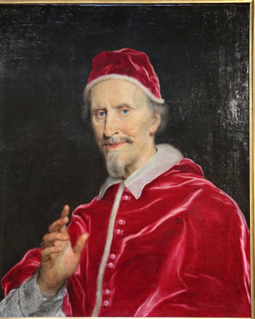 Portrait of Clement IX blessing, Giovanni Battista Gaulli, circa 1667