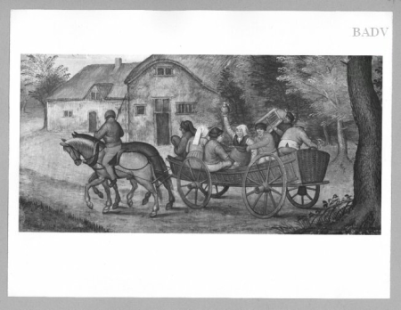 Peasants on the cart, Pieter Brueghel the Younger, between 1585 and 1638