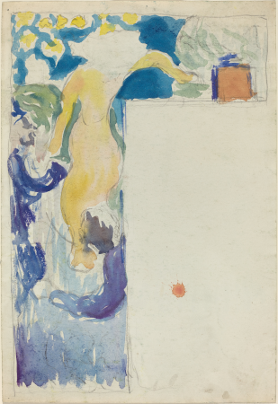 Program Design for the Théâtre Libre [recto], Édouard Vuillard, circa 1890