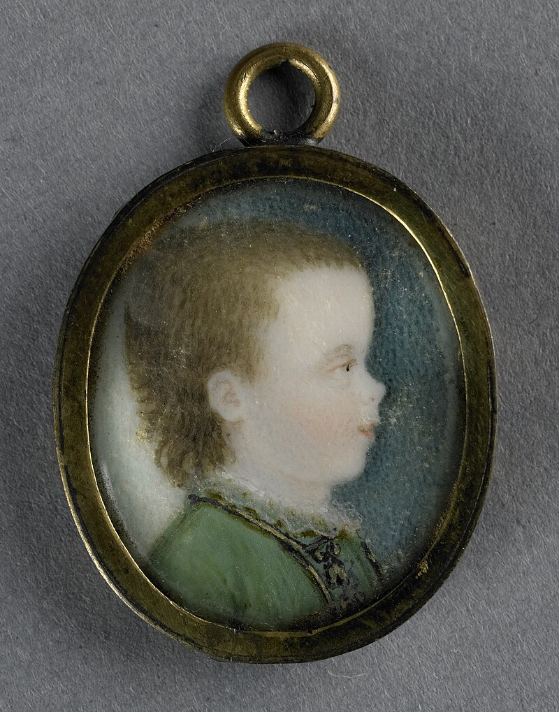 Willem George Frederik (1774-1799), Prince of Orange-Nassau. Son of Willem V and Wilhelmina of Prussia, as a child, between 1775 and 1780