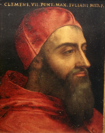 Portrait of Pope Clement VII, Bronzino, between 1565 and 1569