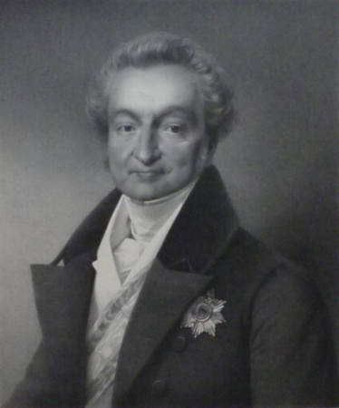 Jean Pierre Frédéric Ancillon: Chest image opposite, Franz Krüger, circa 1835