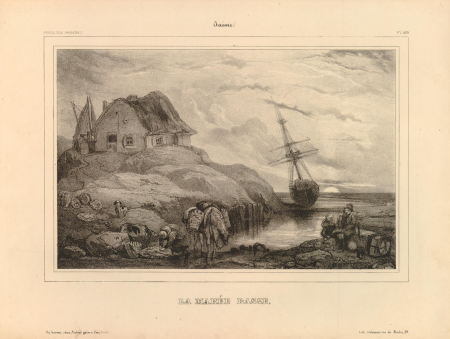 La marée basse, Ernest Jaime, 1835
