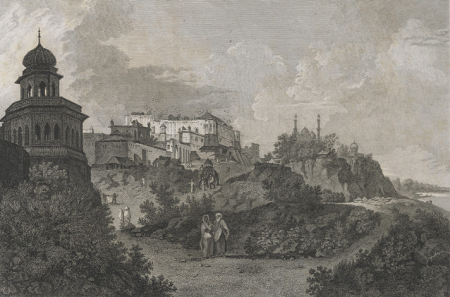 A view of the Palace of the Nabob Asoph ul Dowlah at Lucknow, William Hodges, 1793