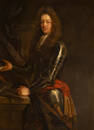 Sir John Pole, 3rd Baron Pole of Shute, MP (1649-1707/8), John Riley, circa 1666