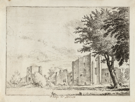 Ruïne van Brederode. NL-HlmNHA 1477 53010333, Dirck de Bray, 06-10-1674