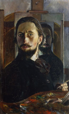 Double self-image., Ivan Vavpotič, 1900