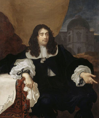 Portrait of a man with the Louvre, Pierre Rabon, circa 1662