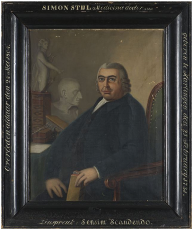 Portrait of Doctor Simon Stijl, Hendricus Johan Antonius Baur, 1804