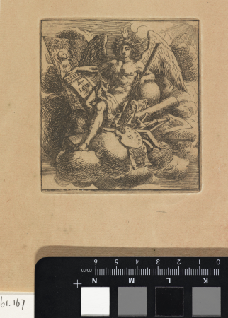 Allegorie op de schilderkunst, RP-P-OB-61.167, Jacob Campo Weyerman, between 1687 and 1747