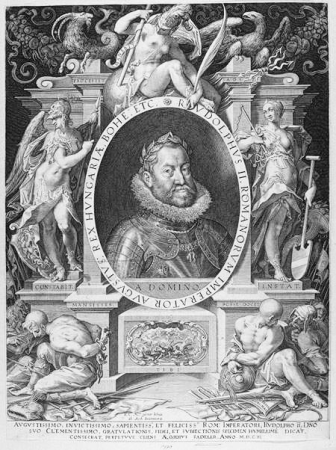 Portrait of Rudolf II, Aegidius Sadeler, 1603
