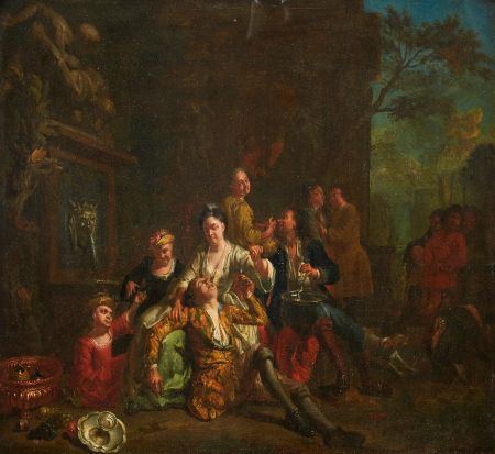 The Reconciliation of Jacob and Laban, Hendrick Govaerts, between 1710 and 1750