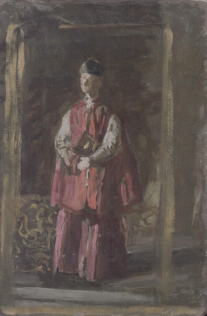 Sketch for Portrait of Monsignor James P. Turner, Thomas Eakins, circa 1906