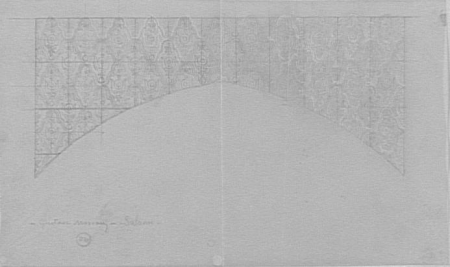 Study of decorative motifs for Salome dancing before Herod, Gustave Moreau