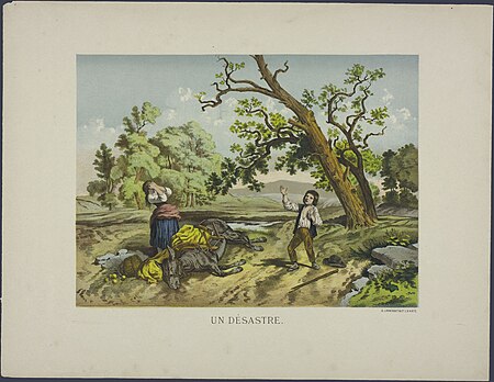 Un désastre, Samuel Lankhout, between 1878 and 1903