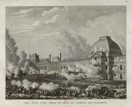 August 10, 1792. Siege and capture of the Tuileries Palace, Pierre Gabriel Berthault, 1802