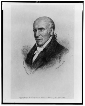 Stephen Girard, head-and-shoulders portrait, facing left) - etched by Albert Rosenthal ; John Lambdin, pinx LCCN99404559, 1903