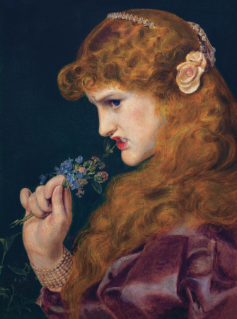 Love's Shadow, Frederick Sandys, 1867
