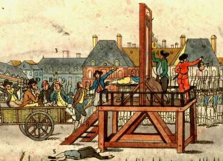 Execution robespierre, saint just, 1794