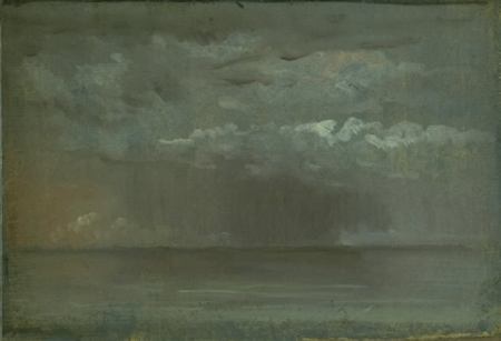 Study of Clouds over the Sea, Christen Købke, between 1840 and 1845