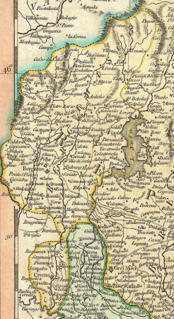 A New Map of the County of Tyrol, and the Republic of Venice; Duchy of Mantua &c. &c. from the Latest Authorities., John Cary, 1799 (dated)