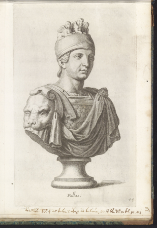 Buste van Minerva Pallas (titel op object), RP-P-2016-591-61-2, between 1646 and 1670