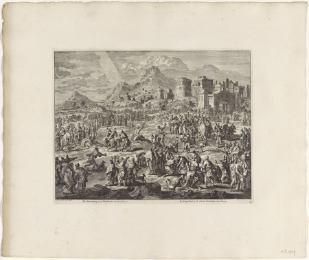 Steniging van Stefanus De Steeniging van Stephanus (titel op object), RP-P-OB-67.916, Jan Luyken, 1708