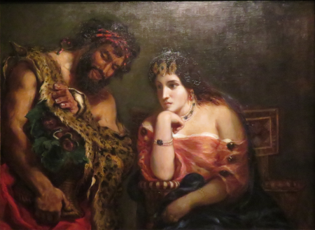 Cleopatra and the Peasant, Eugène Delacroix, 1838