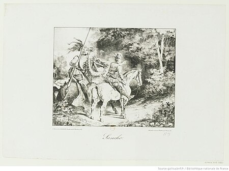 Delacroix - Sancho, 2e état, btv1b10029798b, Eugène Delacroix