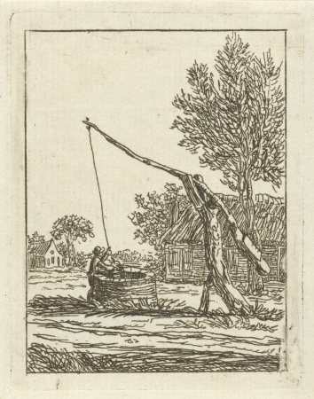 Put met haalboom, RP-P-BI-2869, between 1778 and 1838