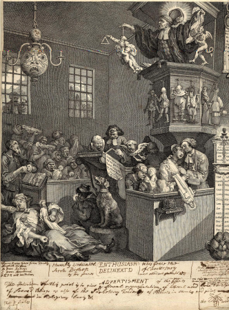 Enthusiasm Delineated, William Hogarth, between 1760 and 1762