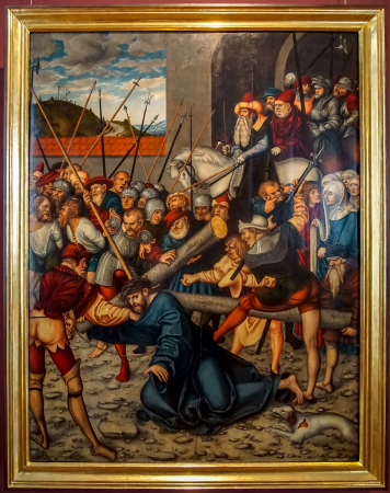 Passion Cycle - Carrying of the Cross, Lucas Cranach the Elder