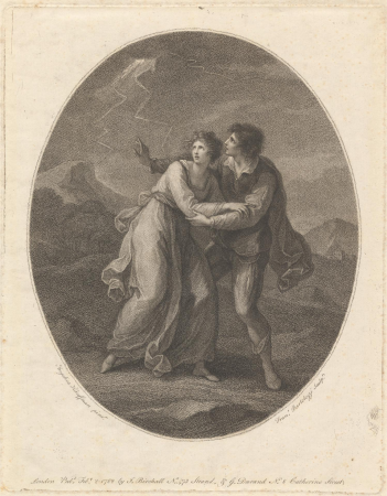 Celadon and Amelia, Francesco Bartolozzi, 1782