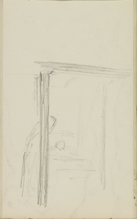 Portaal of raamkozijn, RP-T-1976-100-21(R), Bramine Hubrecht, between 1892 and 1913