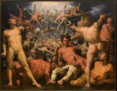 The Fall of the Titans, Cornelis van Haarlem, from 1588 until 1590