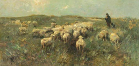 Return of the Flock, Anton Mauve, circa 1880