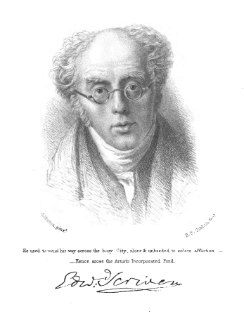 Edward Scriven (1775–1841), 1845 by Benjamin Phelps Gibbon, Andrew Morton