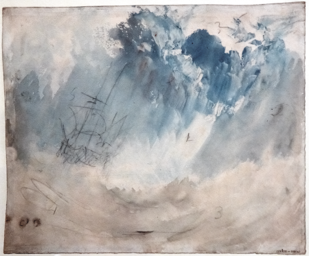 Ship in a Storm - D25432, J. M. W. Turner, June 1823