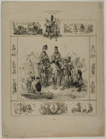 Pastimes by Victor Adman after Carle Vernet, Carle Vernet, circa 1801 to 1866