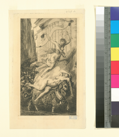 Frontispiece for the Satires of Amedée Marteau., 1854