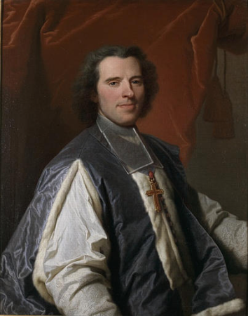 Portrait of Claude de Saint-Simon (1695-1760), Bishop of Metz, Hyacinthe Rigaud, circa 1733