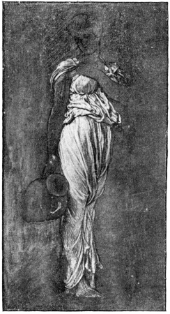 The Strand Magazine vol. 4, no. 20, pg. 135 - A Study for a Figure in Andromache, Frederic Leighton, 1892