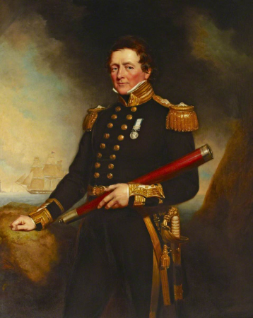 Admiral Sir Watkin Owen Pell (1788-1869), John Lucas, between 1849 and 1850