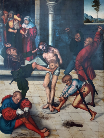 The Scourging of Christ, Lucas Cranach the Elder, 1537