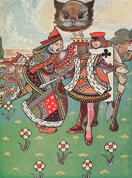 Alice's Adventures in Wonderland - Carroll, Robinson - S149 - There was a dispute going on between the executioner, the King, and the Queen, Charles Robinson, 1907