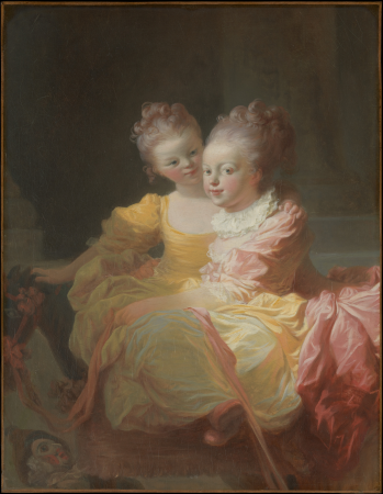 The Two Sisters, Jean-Honoré Fragonard, circa 1769–70