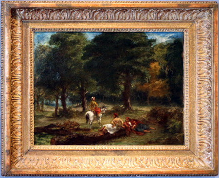 Greek cavalry resting in the forest, Eugène Delacroix, 1858
