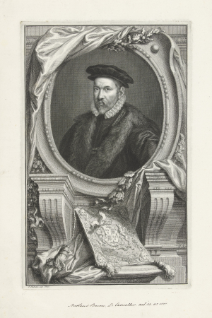 Portret van Nicolas Bacon, RP-P-OB-48.298, between 1736 and 1738