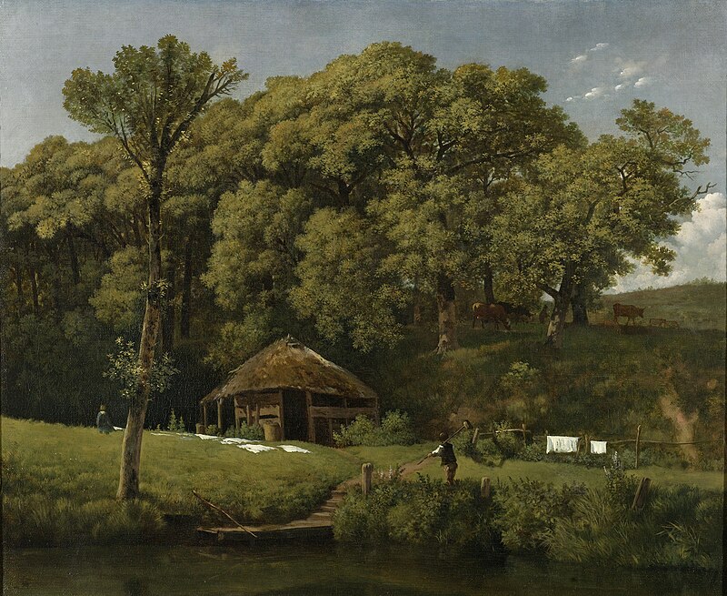 A farm on the banks of a stream in Gelderland, Wouter Johannes van Troostwijk, between 1805 and 1810
